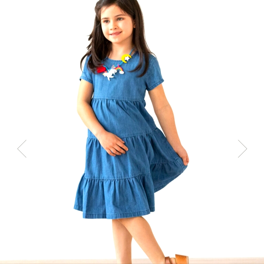 Hannah Andersson Chambray Twitl Dress